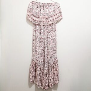 Elegant Off-Shoulder Floral Jumpsuit